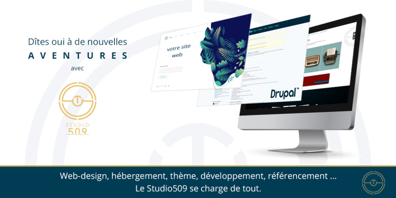 Création de site-web avec le CMS Drupal 8 sur Montauban