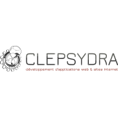 Logo de la société Clepsydra Création du logo Clepsydra